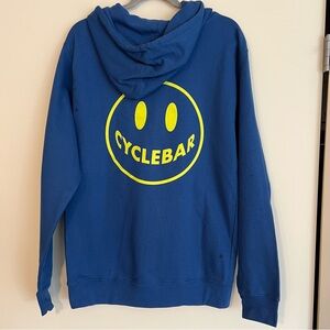 CycleBar Smiley Hoodie in Blue